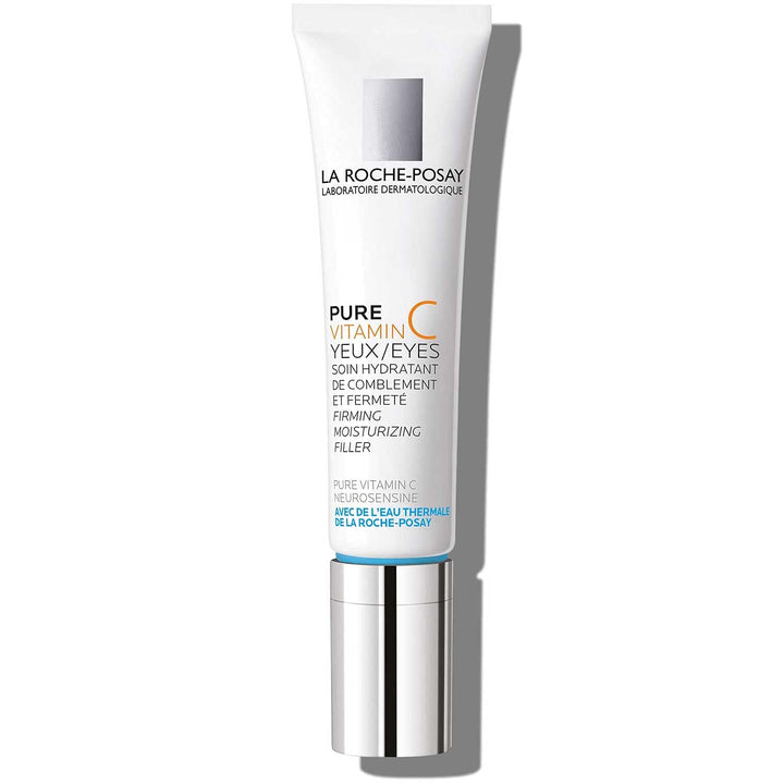 La Roche-Posay front packaging showing product and benefits for visible plumping