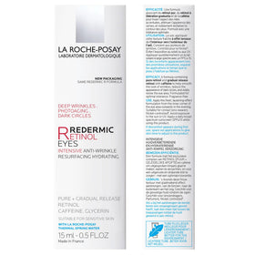 La Roche-Posay box and tube label detail highlighting formulation clarity
