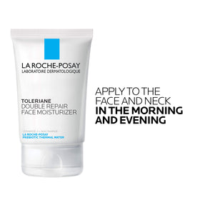La Roche-Posay moisturizer size comparison beside a hand for scale