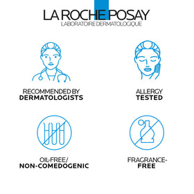 La Roche-Posay SPF 30 label showing sun protection benefit