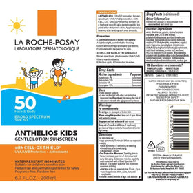 La Roche-Posay lotion rubbed into skin leaving no white cast and moisturized feel