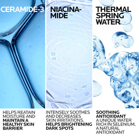 La Roche-Posay texture close-up of matte gel-cream delivering lightweight hydration
