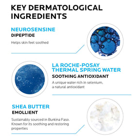 La Roche-Posay cream texture close-up illustrating smooth hydration