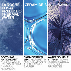 La Roche-Posay back label close-up listing ingredients for transparency