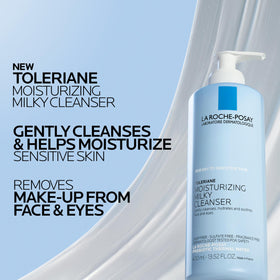 La Roche-Posay close-up label highlighting short ingredient list and claims