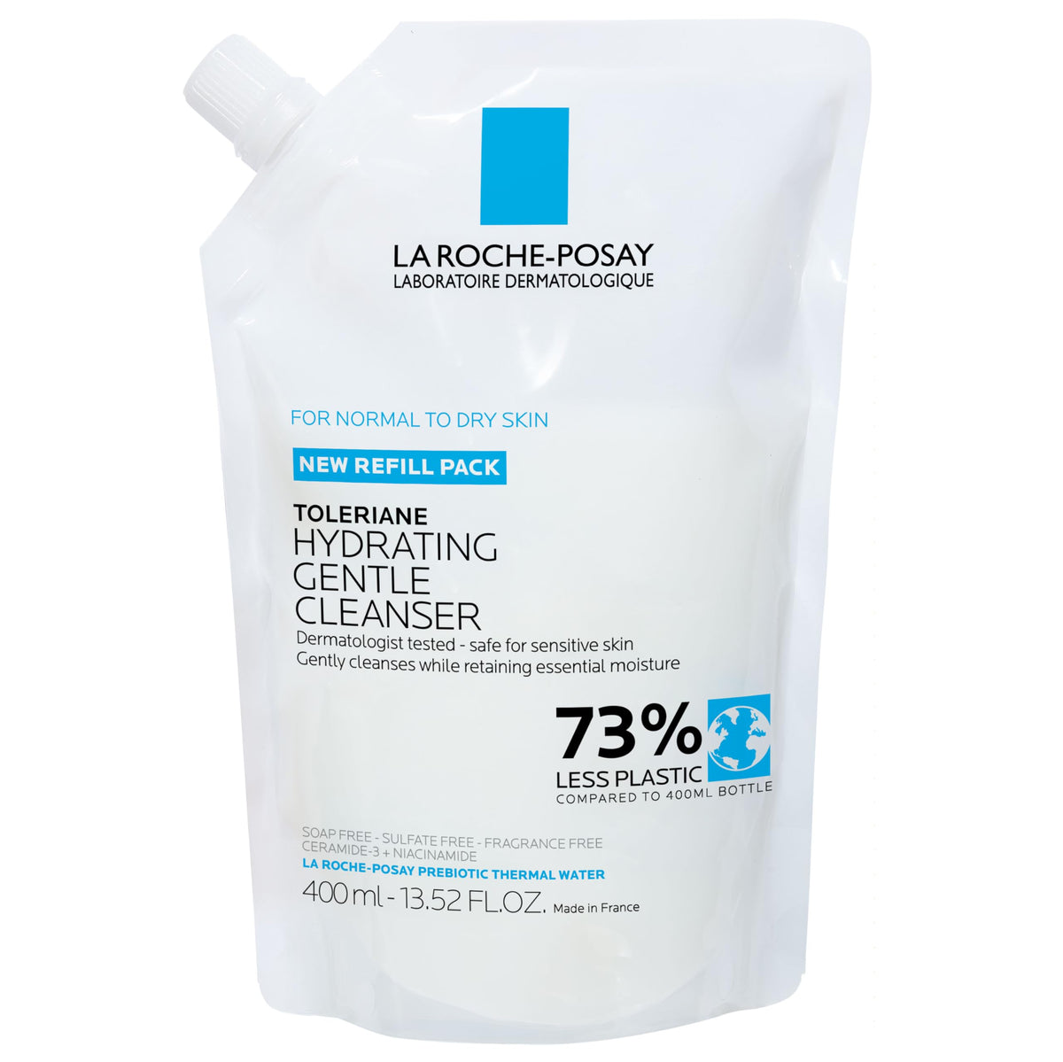 La Roche-Posay front packaging showing cleanser and benefits