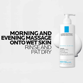 La Roche-Posay ingredient visual highlighting niacinamide and ceramide benefits