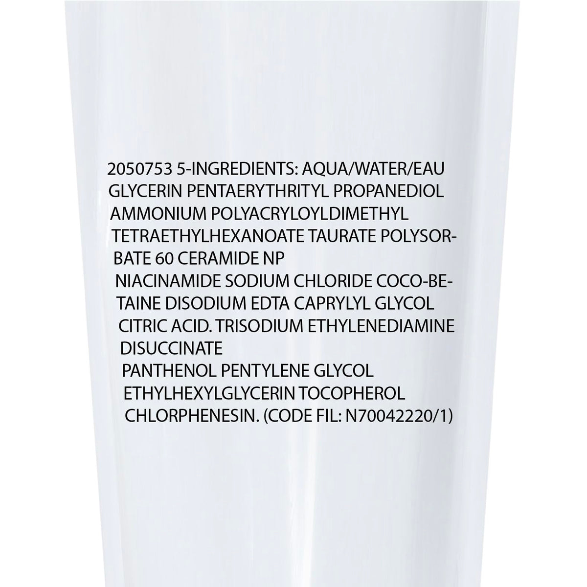 La Roche-Posay refill pouch next to bottle showing reduced plastic