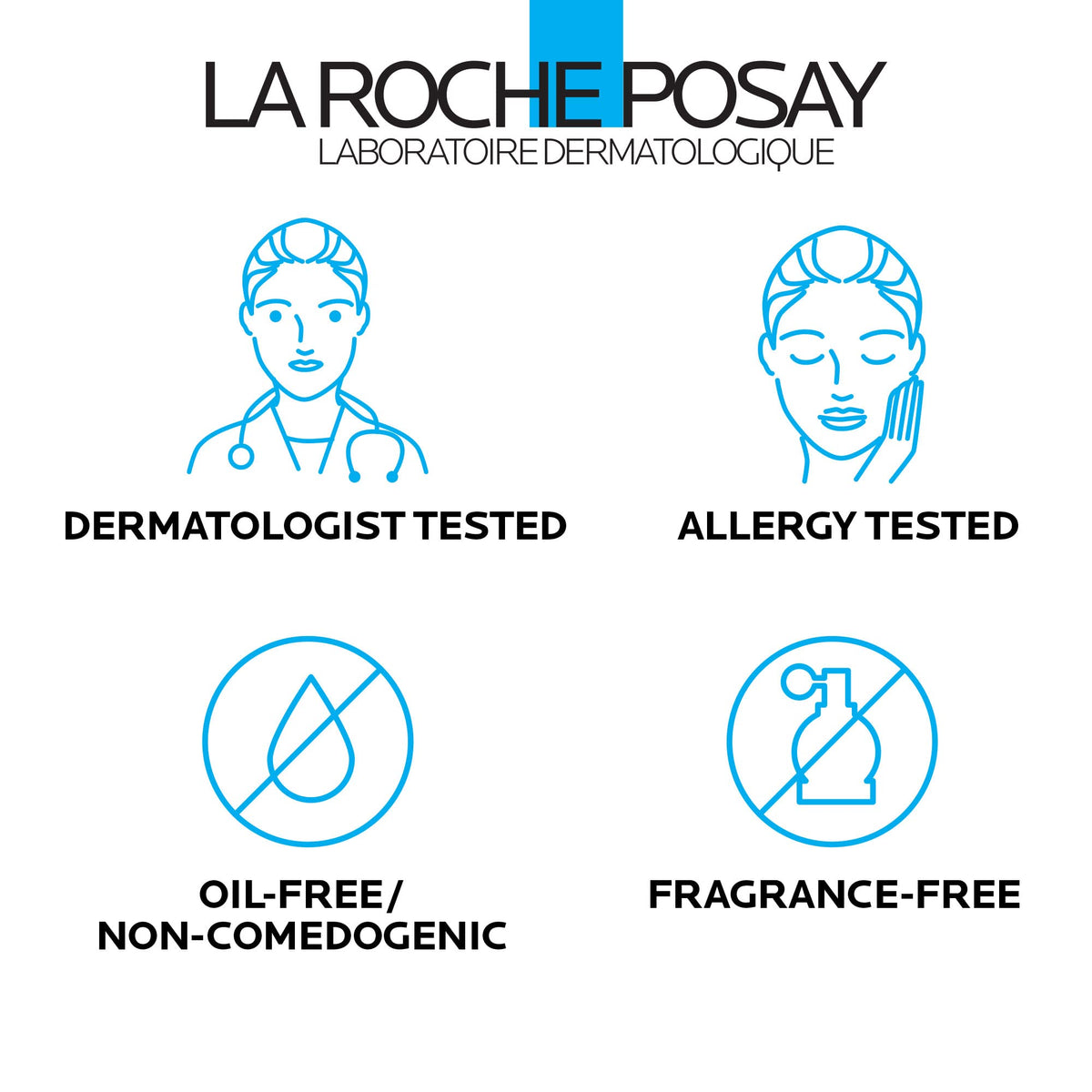 La Roche-Posay travel moisturizer among toiletries showing portability and consistent care