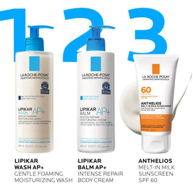 La Roche-Posay tube label detail highlighting SPF 60 and Cell-Ox Shield