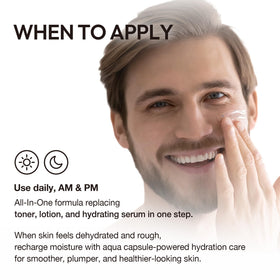 LAB BY He is_ matte finish on skin demonstrating oil control and reduced shine