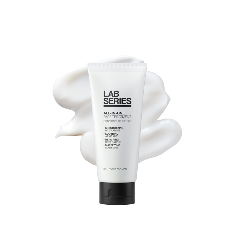 Lab Series front packaging showing all-in-one moisturizer and quick-identify benefit