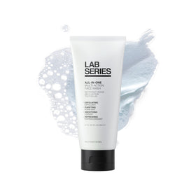 Lab Series front packaging shows bottle and brand for clear identification