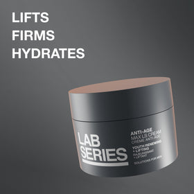 Lab Series close-up of cream texture highlighting smooth absorbency benefit