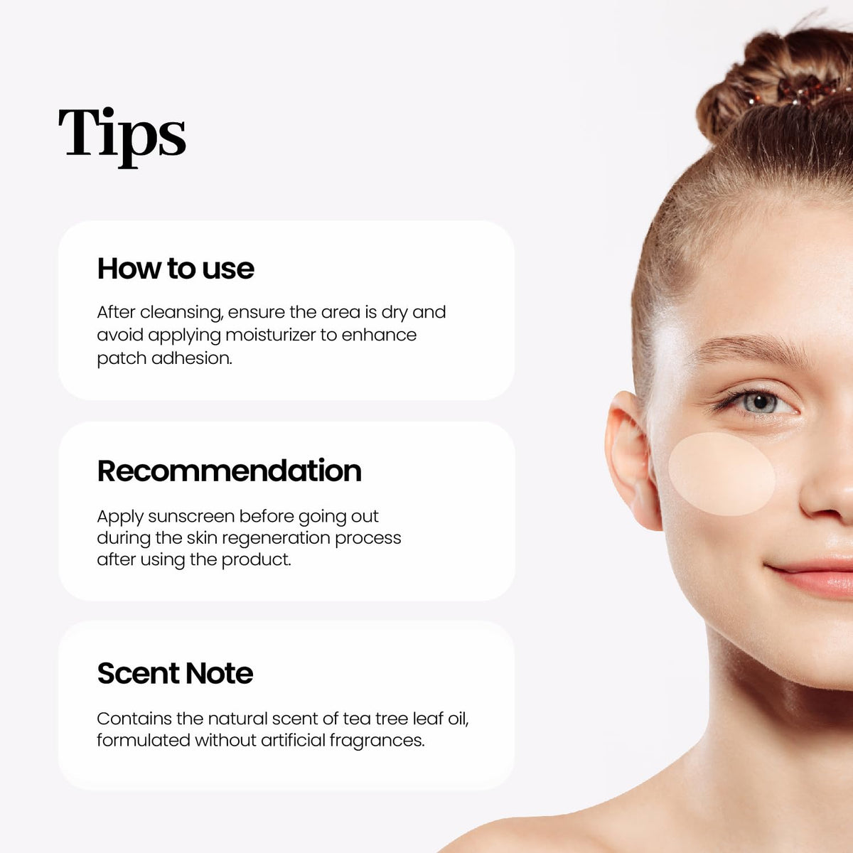 Wooshin Labottach lifestyle photo of night routine application for spot care