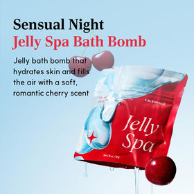 LACTOMEDI three bath bombs in gift box highlighting romantic presentation
