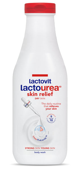 Lactovit front bottle showing clear label and 600 ml size for hydration