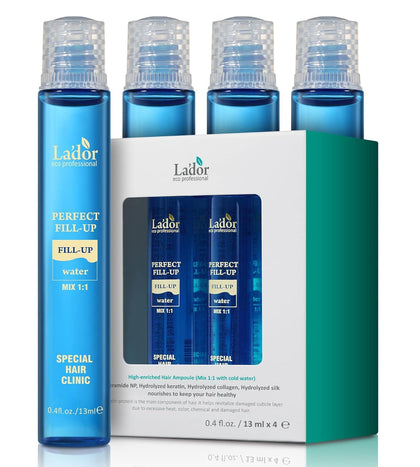 LA'DOR front packaging showing ampoule box and branding benefits