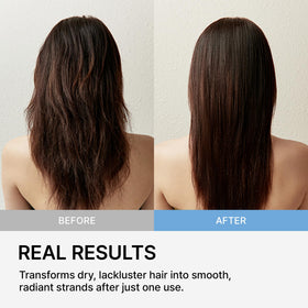 LA'DOR applied to hair while detangling for smoother, easier styling benefit