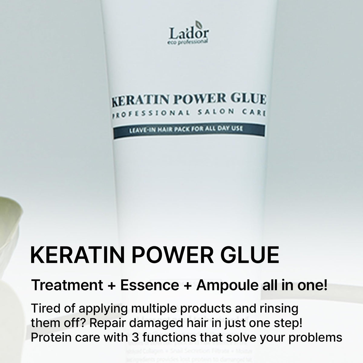 LA'DOR close-up texture of serum highlighting lightweight consistency and absorption