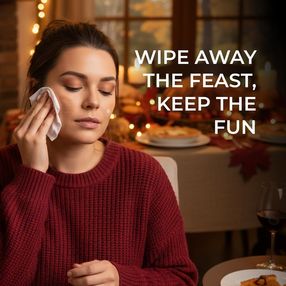La Fresh wipe fabric close-up showing soft texture and gentle touch