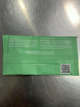 La Fresh wipe removing waterproof eye makeup with minimal rubbing benefit