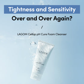 LAGOM pump action dispensing foam quickly for convenient cleansing benefit