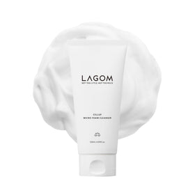 LAGOM tube front view showing product and clean design benefits