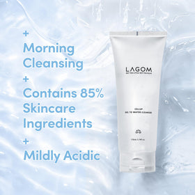 LAGOM pump dispensing gel demonstrating easy dosing and hygienic application benefit