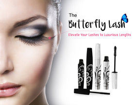 Lagure applied on model lashes demonstrating visible length and volume