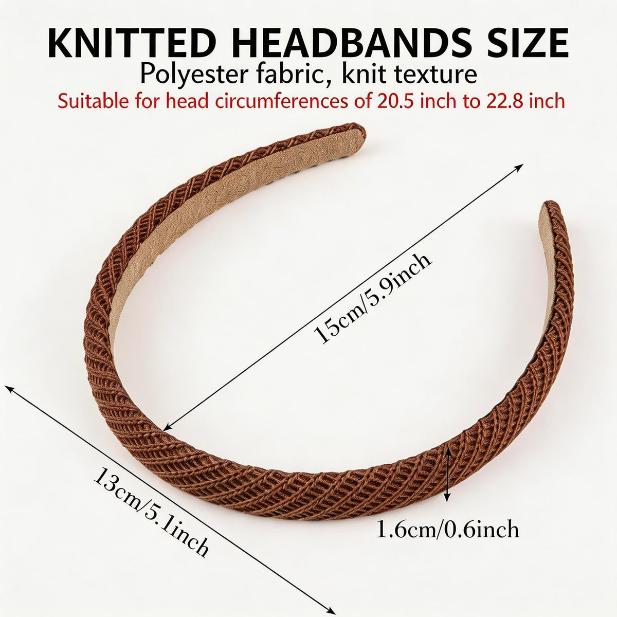 Lahnie headbands on model demonstrating secure non-slip hold