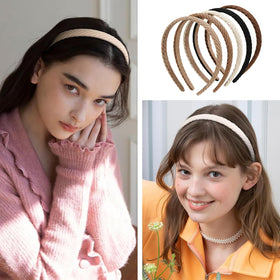 Lahnie headband styled in hair with outfit showing everyday use