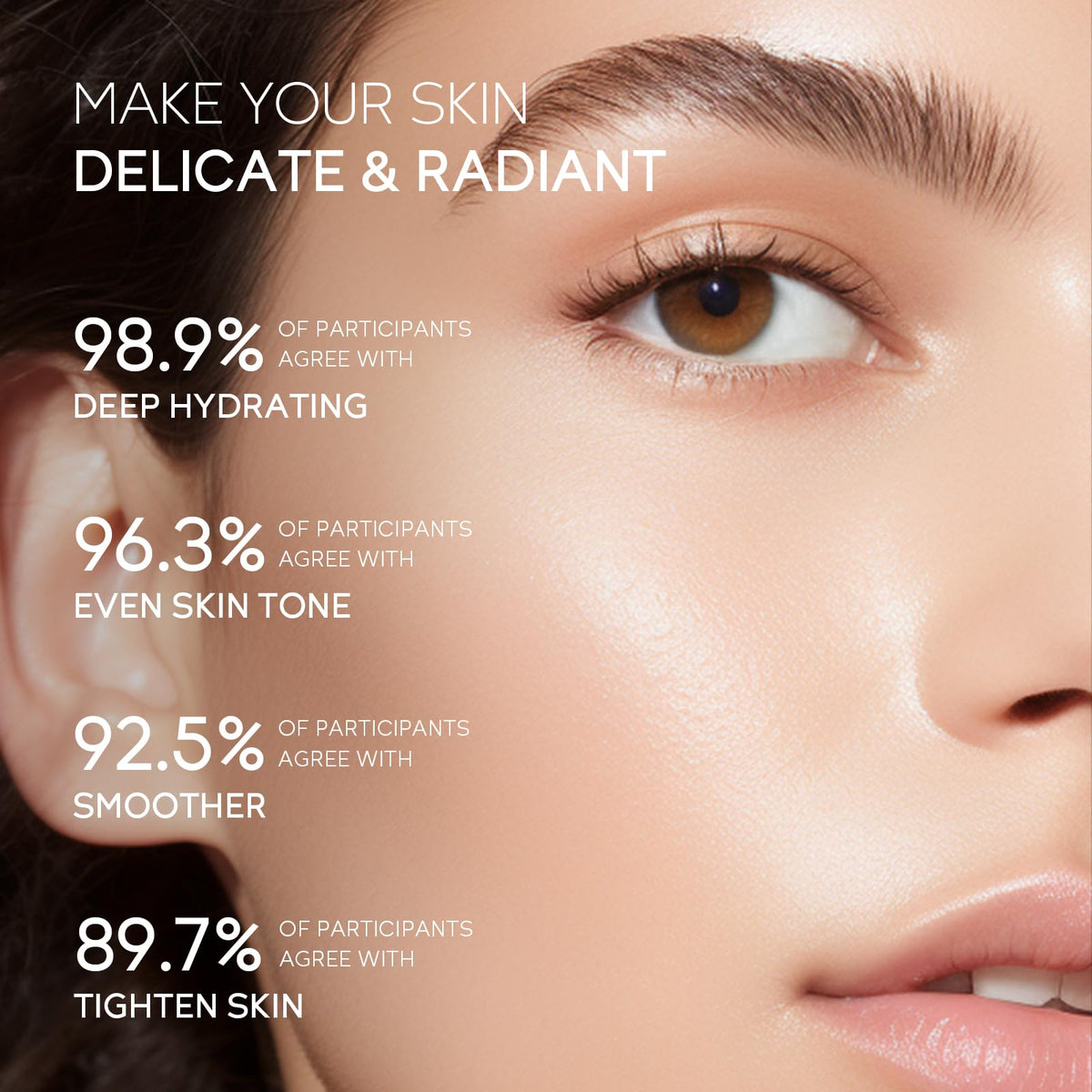 LAIKOU eye cream tube detail showing precise application for delicate area