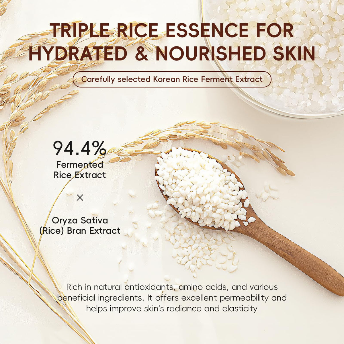 LAIKOU eye serum applicator close-up for targeted under-eye smoothing benefit