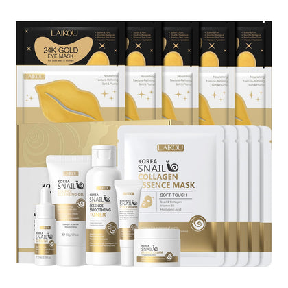 LAIKOU front packaging showing full skincare set and gift-ready presentation