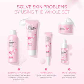 LAIKOU kit arranged flatlay displaying coordinated products for daily routine