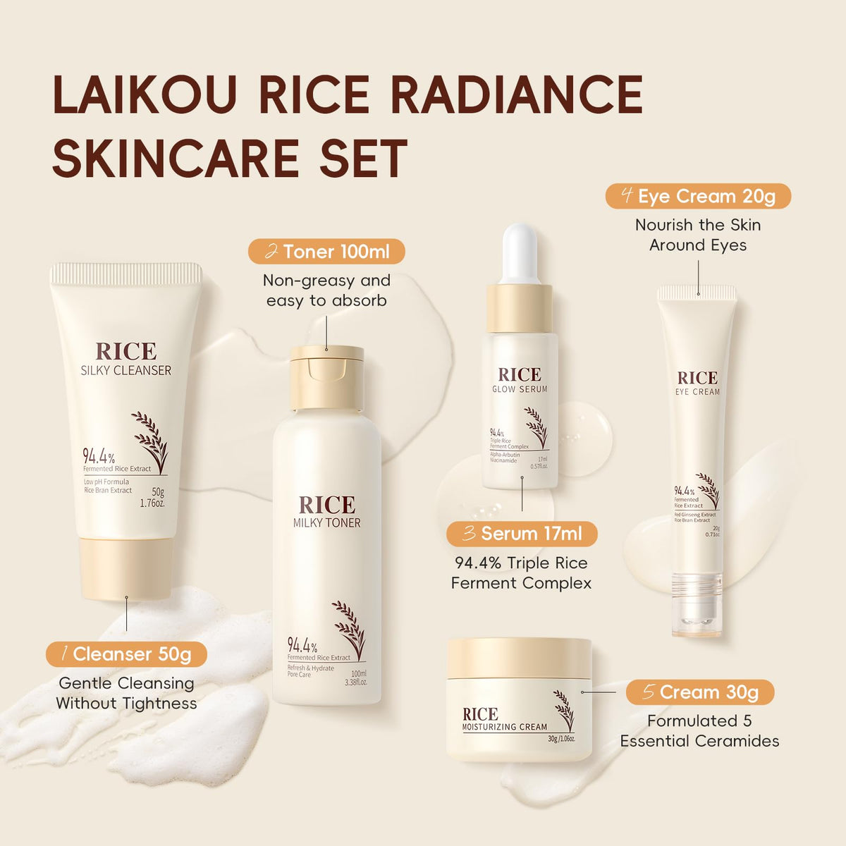 LAIKOU products in hand for scale to show compact travel-friendly benefit