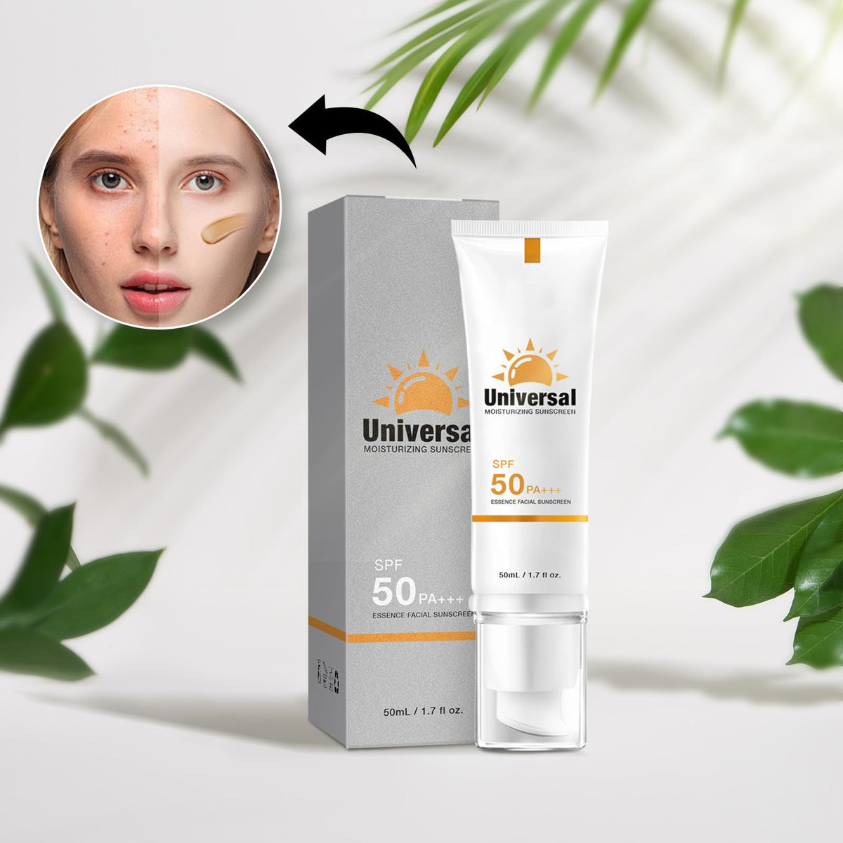 LAJPXKHY before and after face showing subtle tint and natural smoothing