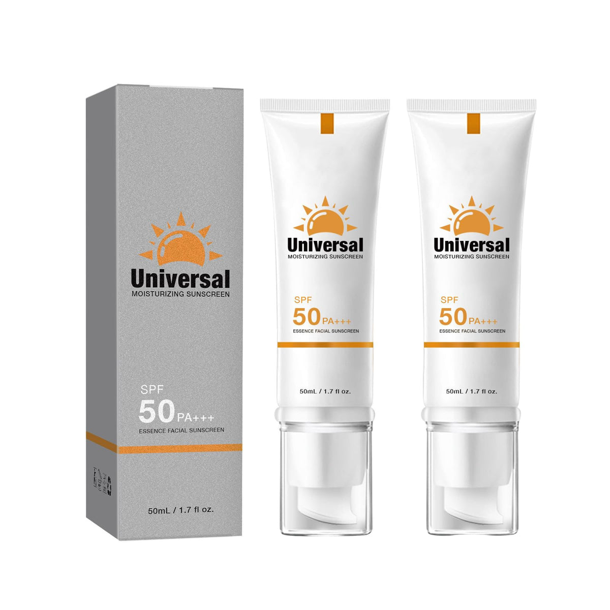 LAJPXKHY front packaging showing SPF50 protection and travel twin pack