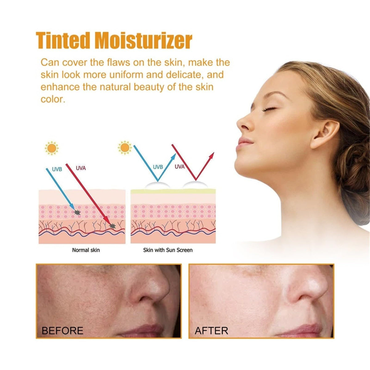 LAJPXKHY model outdoors applying sunscreen for sun-safe lifestyle use
