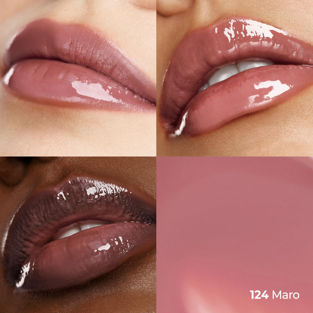 Laka Fruity Glam Tint doe-foot applicator detail showing precise application benefit
