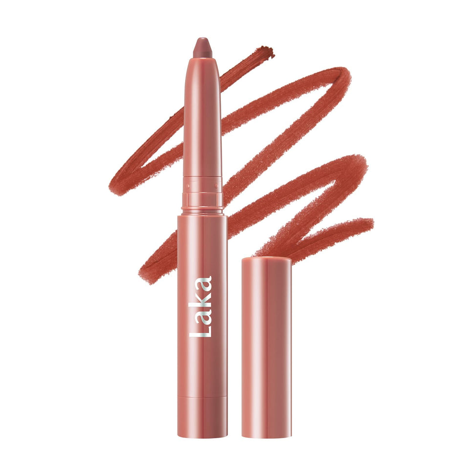 Laka pencil front view showing shade and neat tip for precise lining