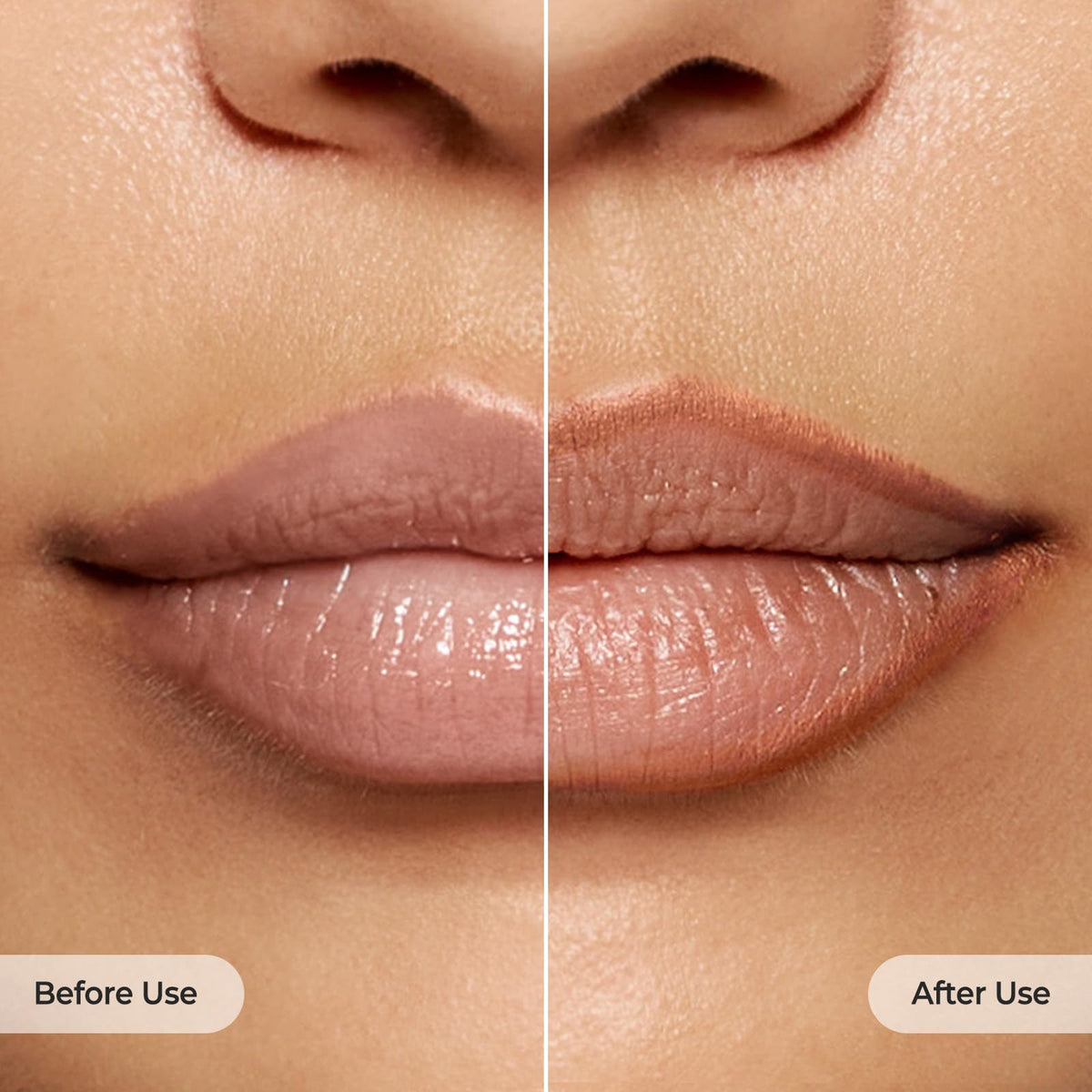 Laka lip liner next to coin for size comparison showing travel-friendly benefit