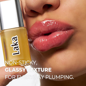 Laka tube in hand for size and scale display with control