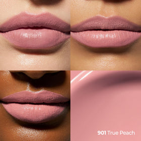 Laka dual-ended applicator revealing matte wand and clear gloss tip for versatile application