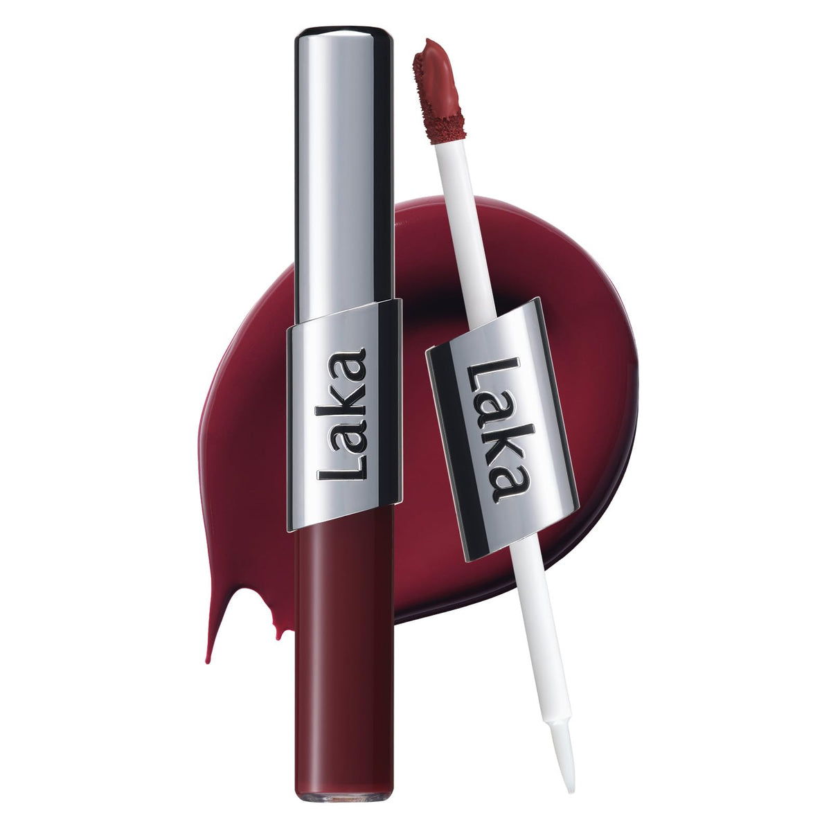 Laka front packaging showing dual-ended pen and product name benefits