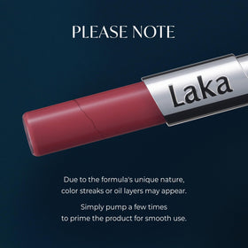Laka product label and ingredients panel for clear information and quality assurance