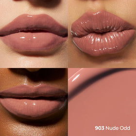 Laka swatch of #903 Nude Odd on forearm showing true pigment and blendable finish