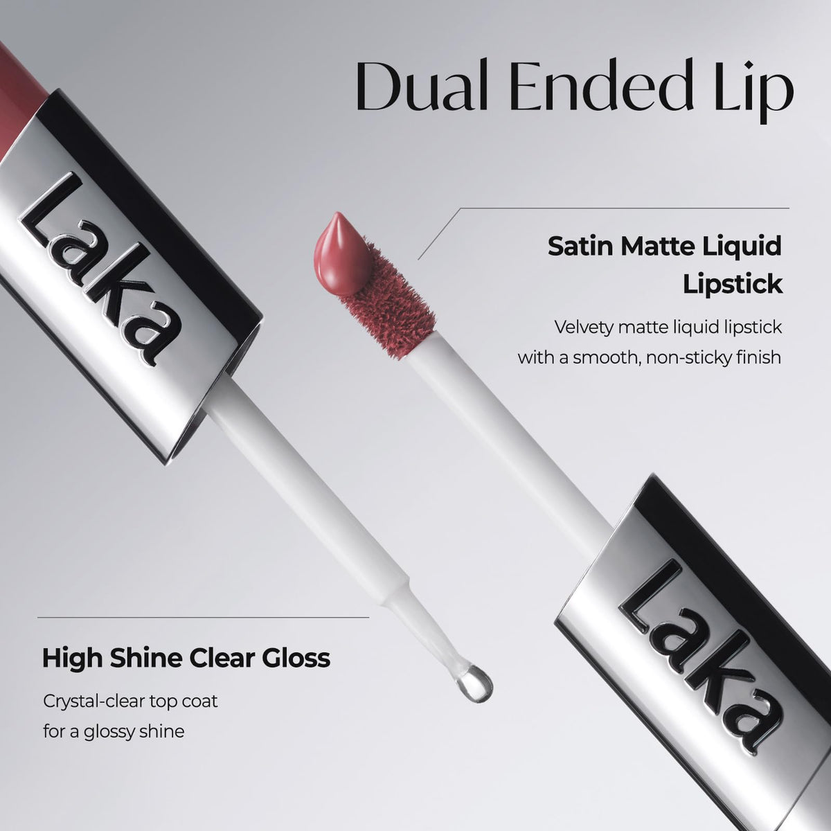 Laka matte application close-up demonstrating smooth satin finish