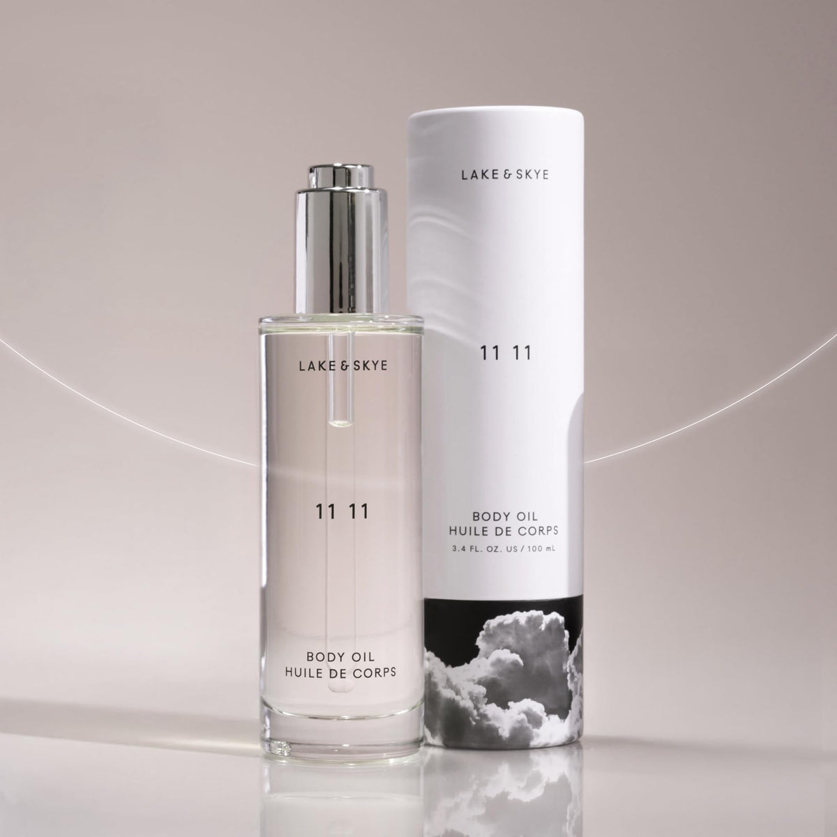 Lake & Skye dropper dispensing oil onto skin for precise application